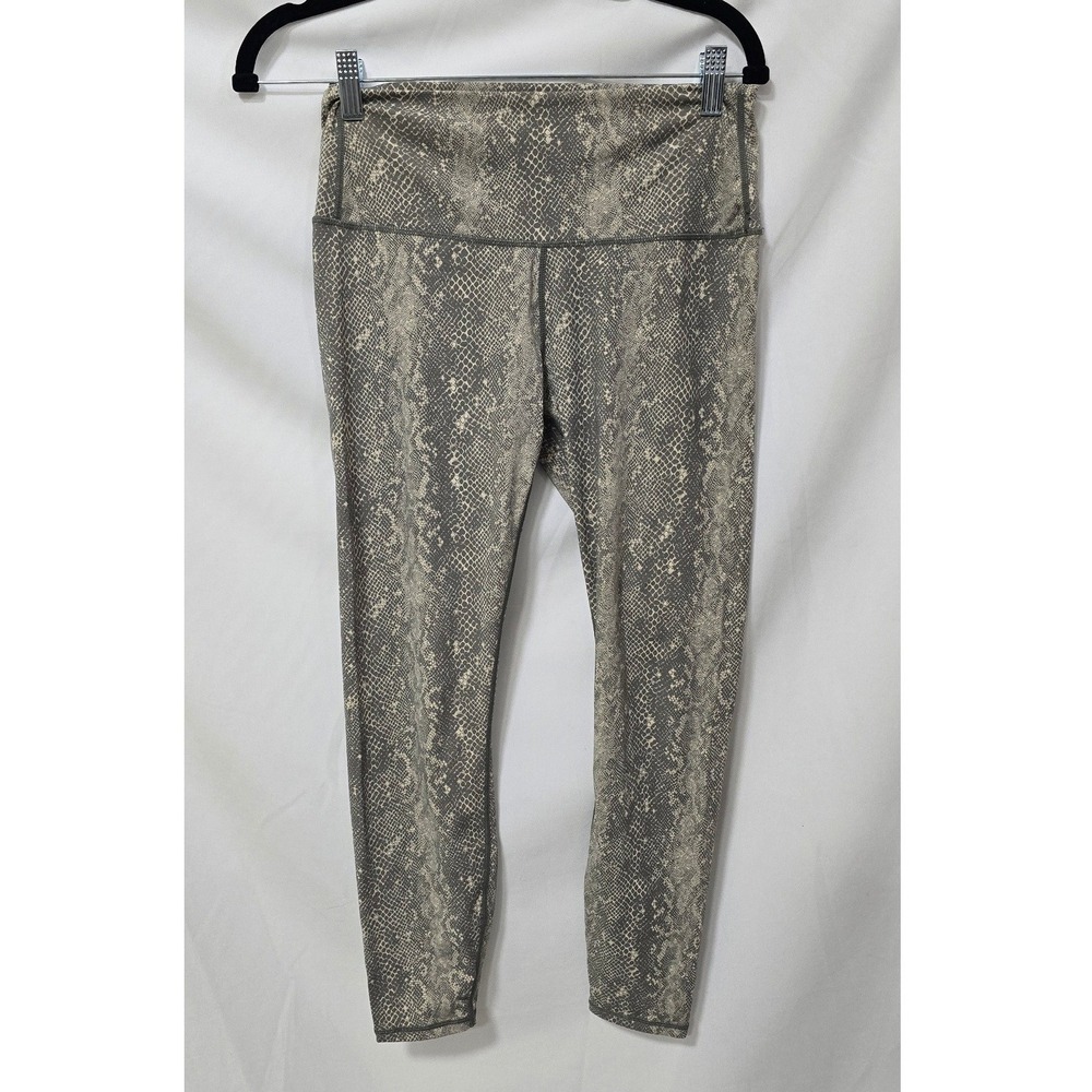 Varley women M Luna animal print leggings activewear athletic yoga pants